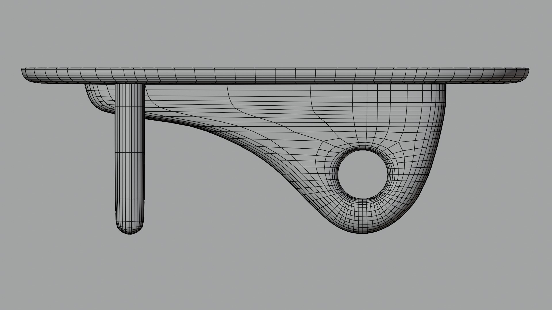 MOTO Dining Table Low-poly 3D model_11