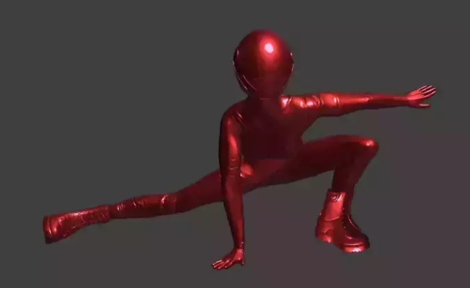 Print ready female character in a film like pose