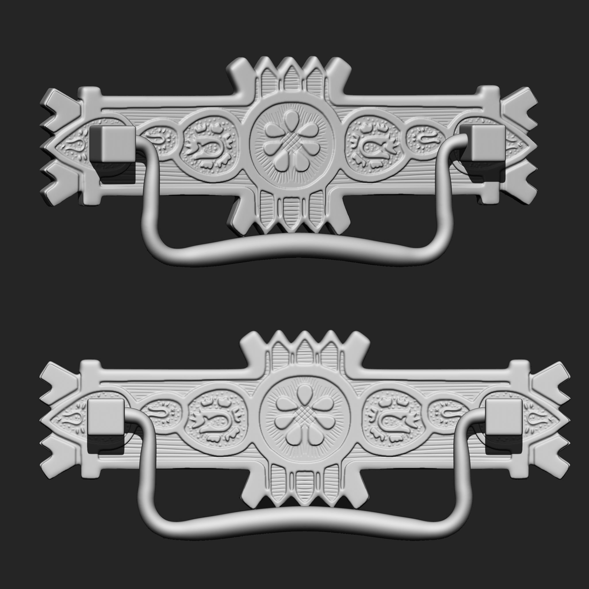 Door Hardware IMM Brush Pack 14 in One 3D model_3