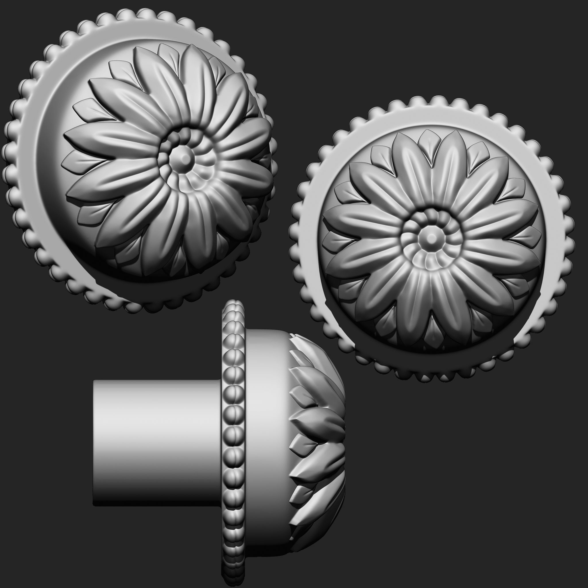 Door Hardware IMM Brush Pack 14 in One 3D model_4