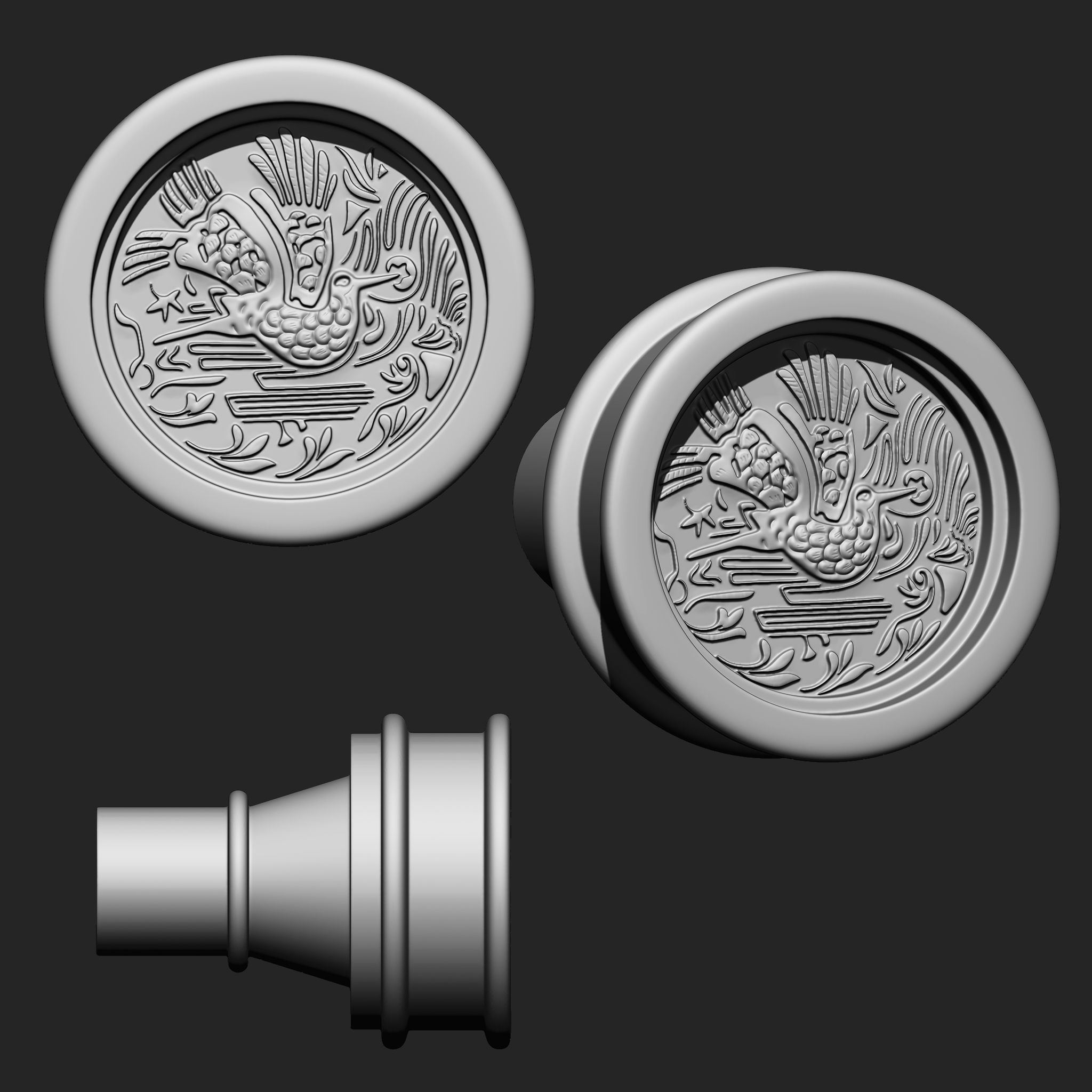 Door Hardware IMM Brush Pack 14 in One 3D model_14