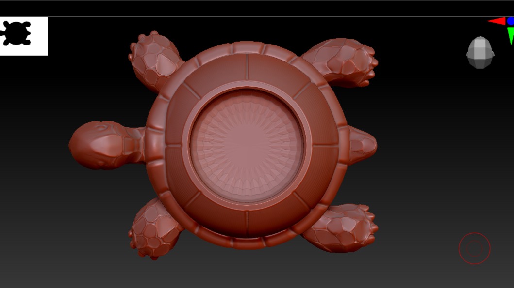 Turtle Candleholder 3D print model_5