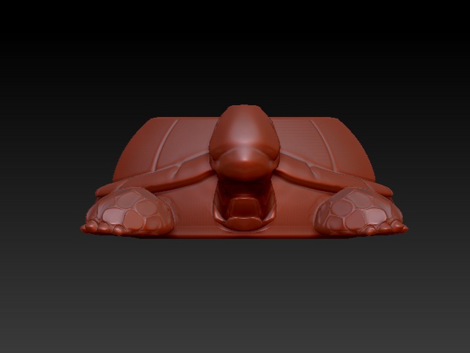 Turtle Candleholder 3D print model_9