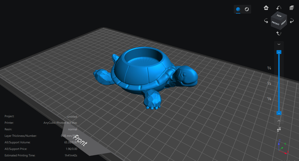 Turtle Candleholder 3D print model_2