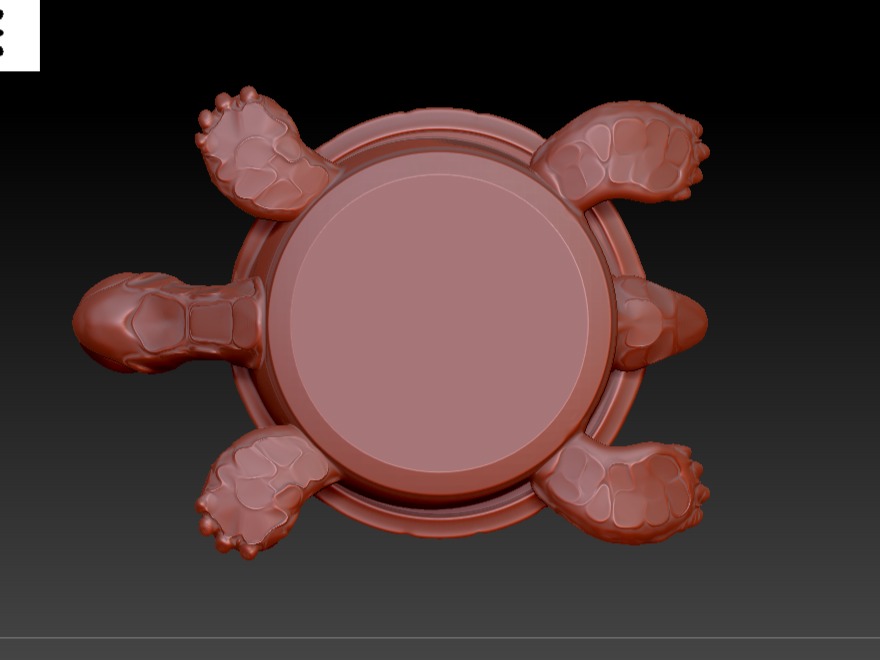 Turtle Candleholder 3D print model_7