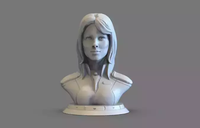 AI Assistant Bust 3D print model