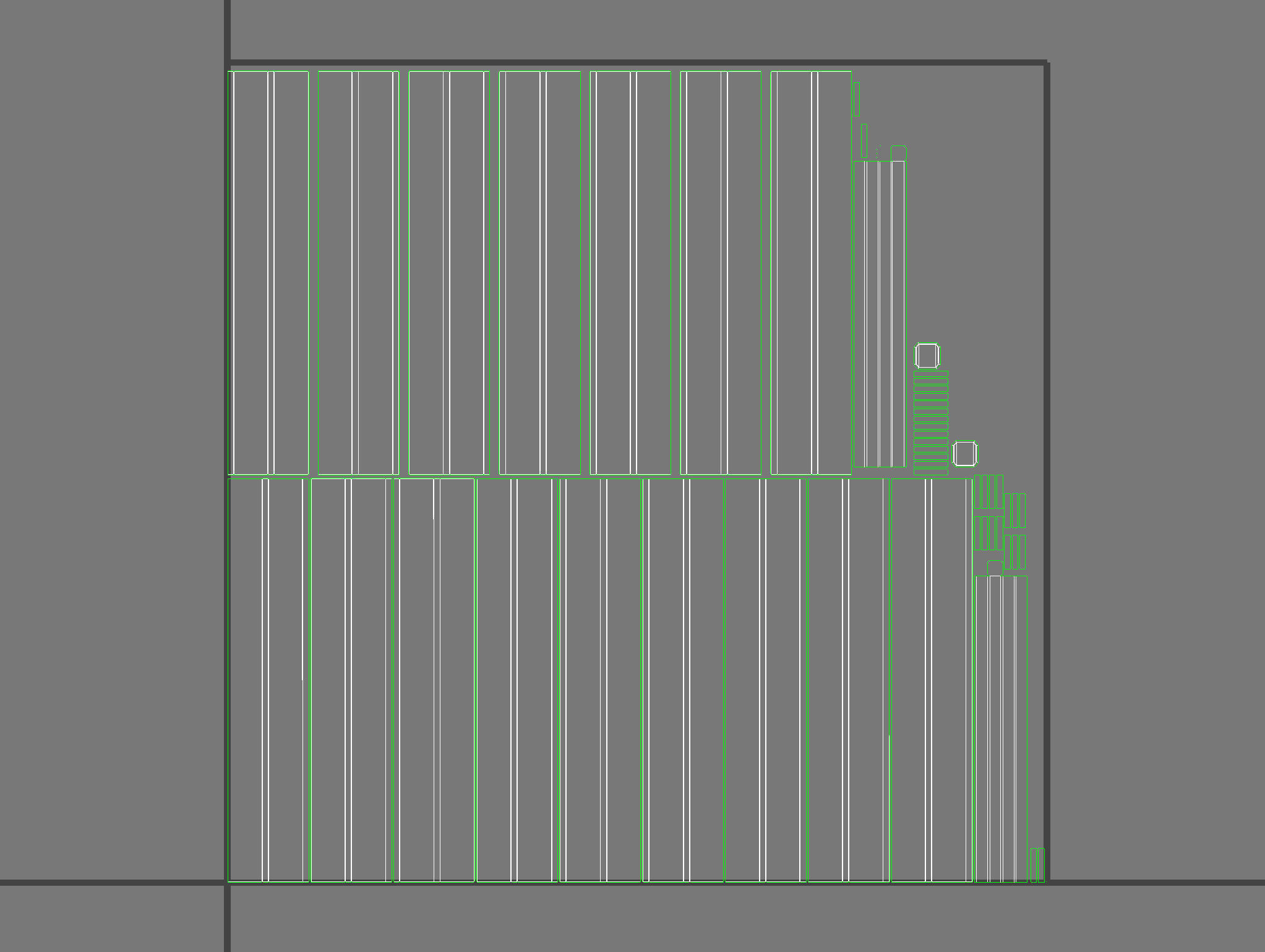 Wooden Planks Fence PBR Low-poly 3D model_11