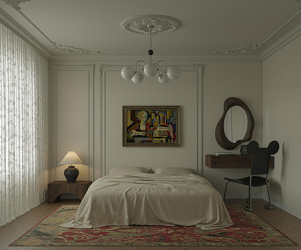 Bedroom interior scenes 3D model