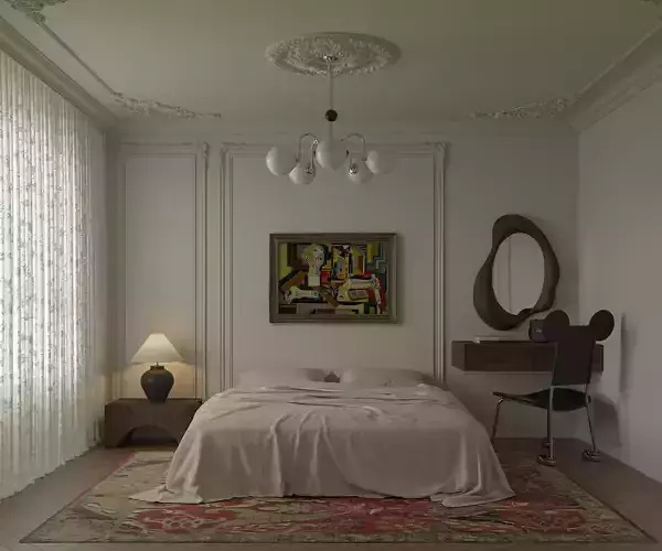 Bedroom interior scenes