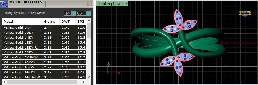Minimal Flower diamond ring 149-MW 3D print model_11