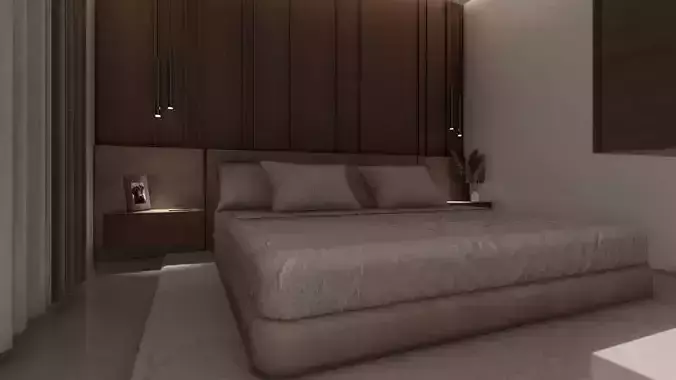 Modern bed