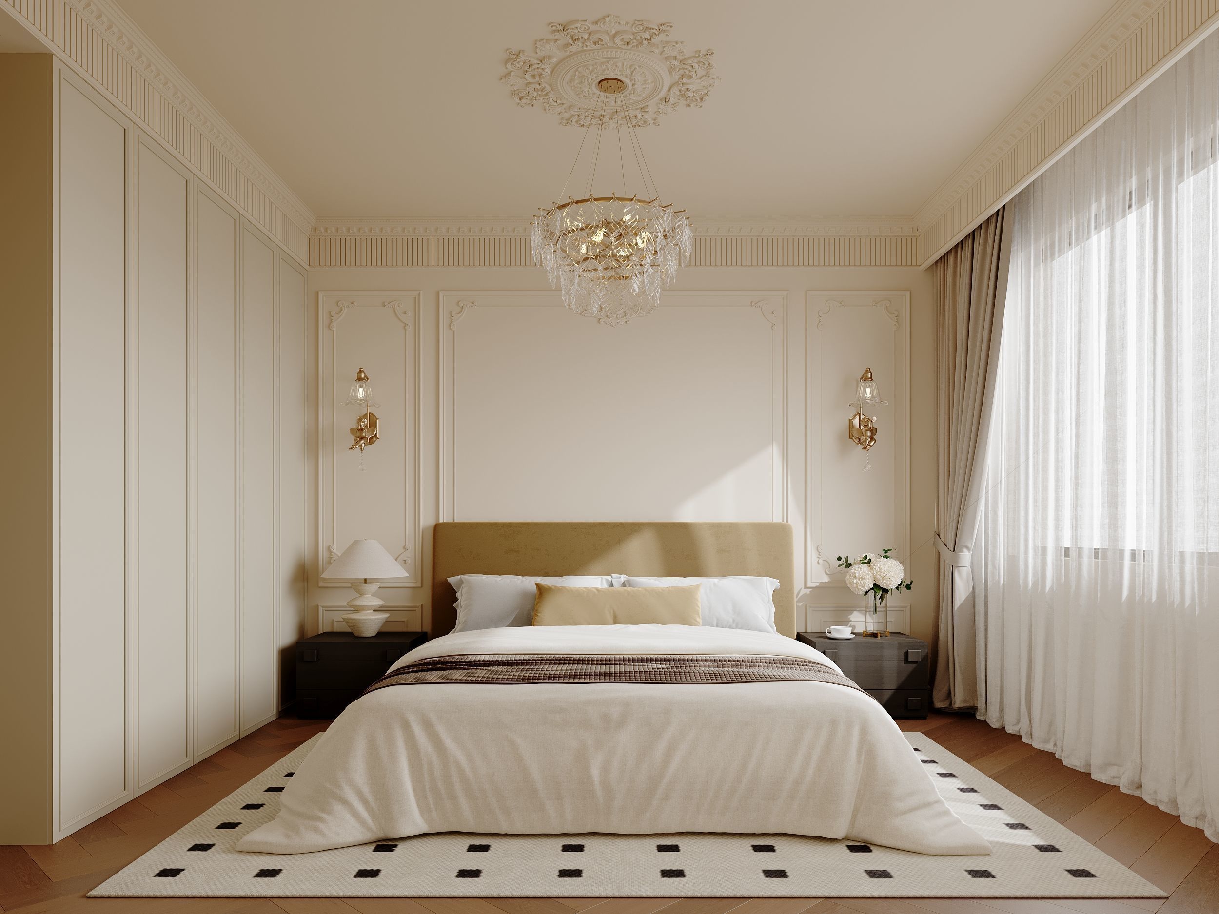 Bedroom interior scenes 3D model_1