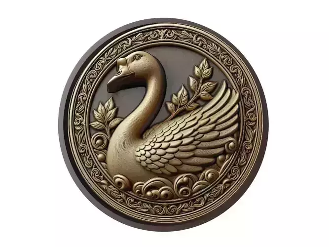 Goose Animal Medallion