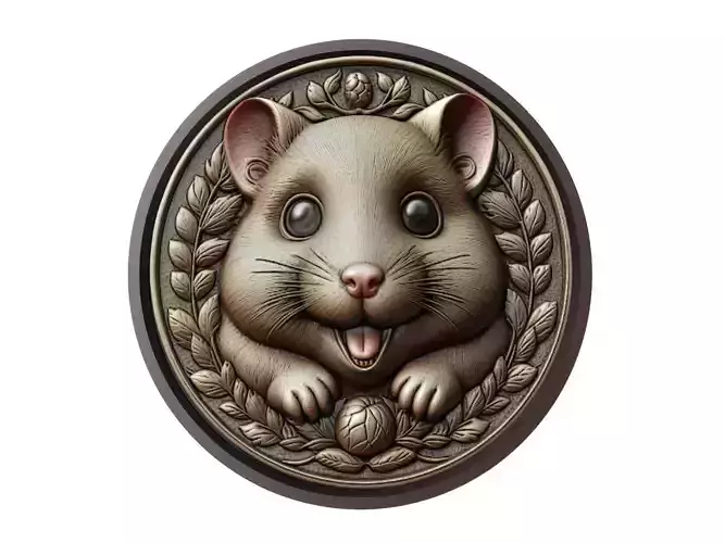 Hamster Animal Medallion