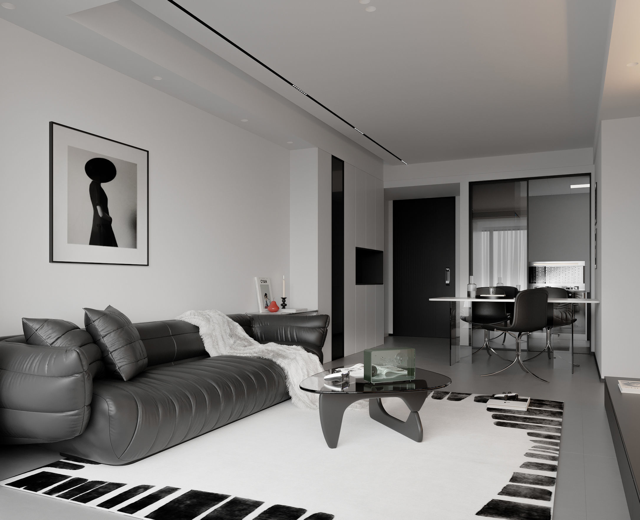 apartment interior scenes   3D model_2