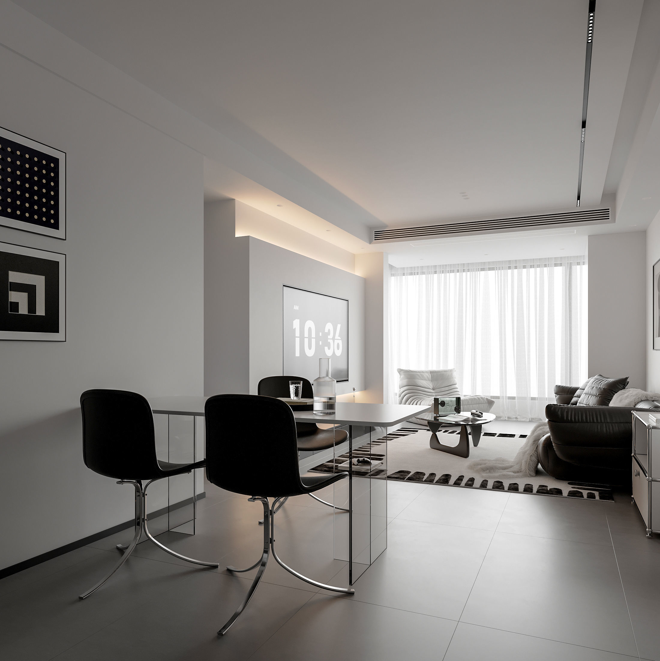 apartment interior scenes   3D model_1