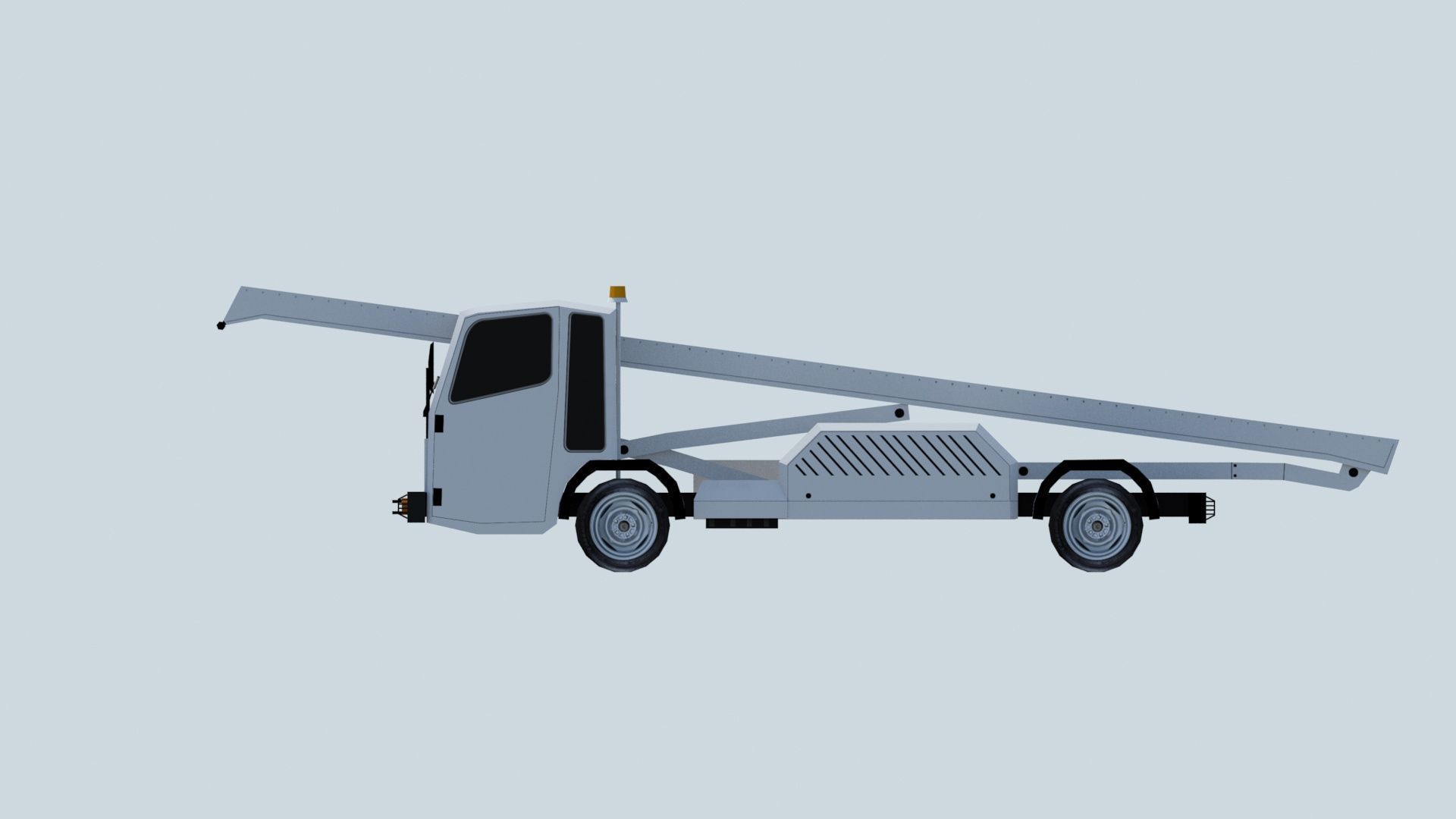 Darmec Belt Baggage Loader AIrport Low-poly 3D model_9