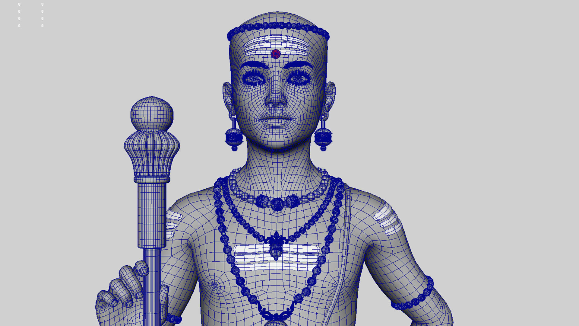 lord palani murugan 3D model_8