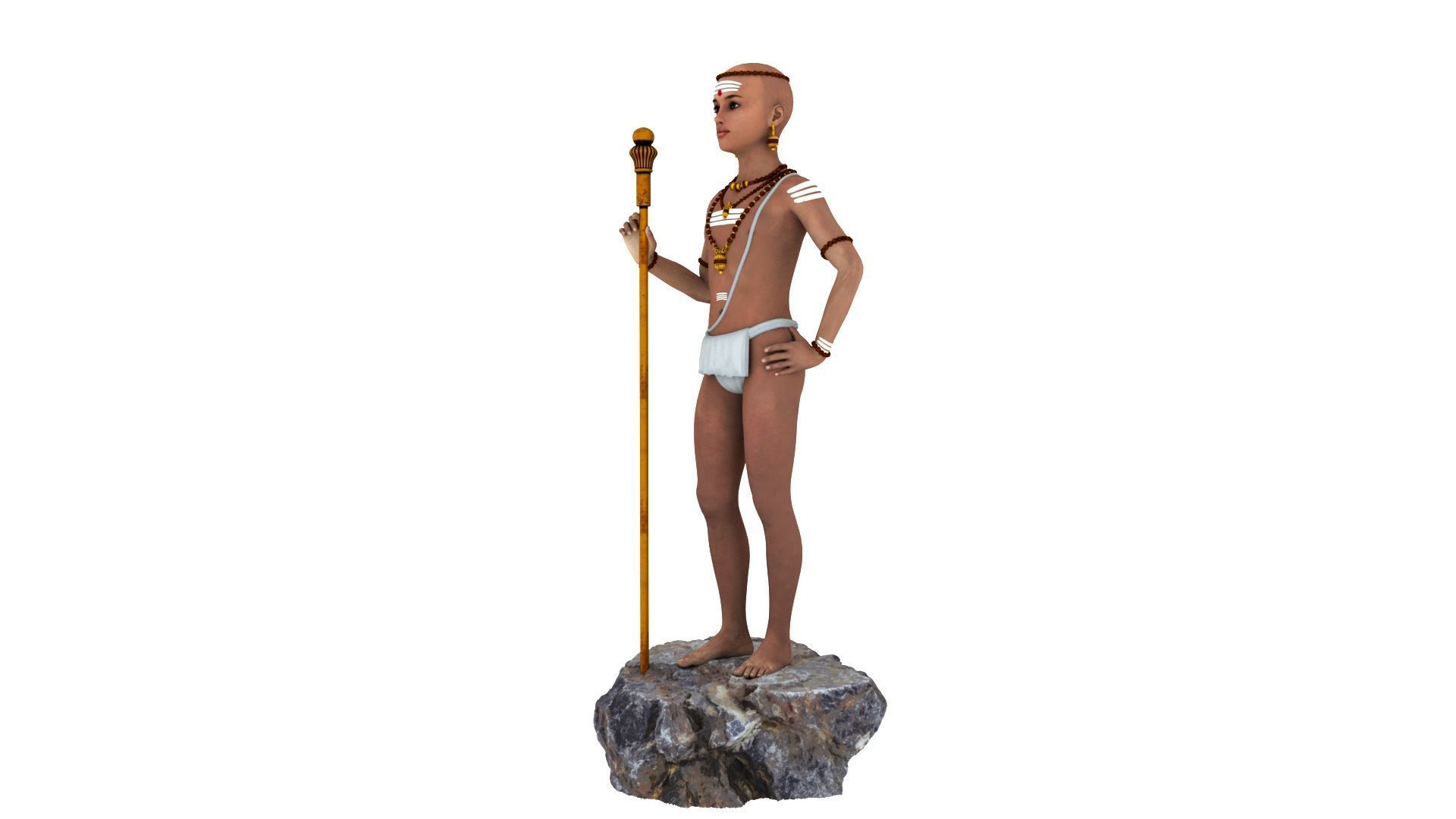 lord palani murugan 3D model_11