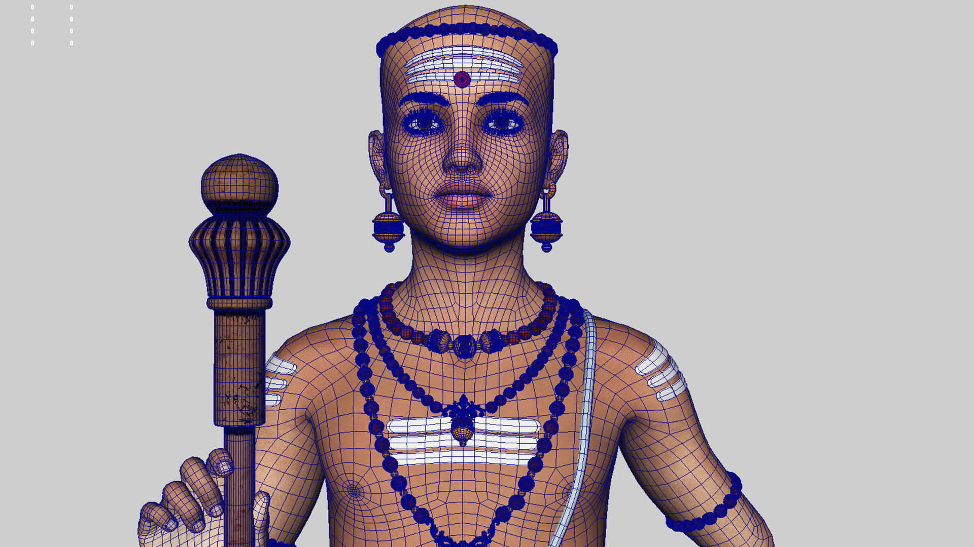 lord palani murugan 3D model_7