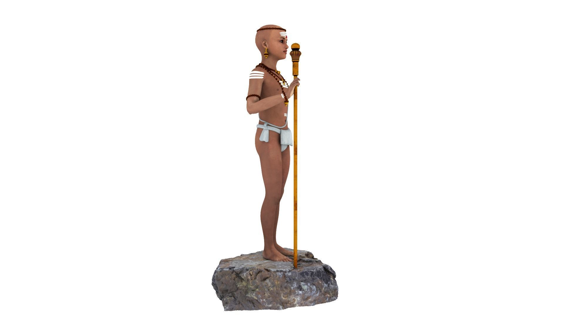 lord palani murugan 3D model_12