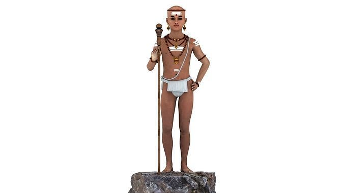 lord palani murugan 3D model