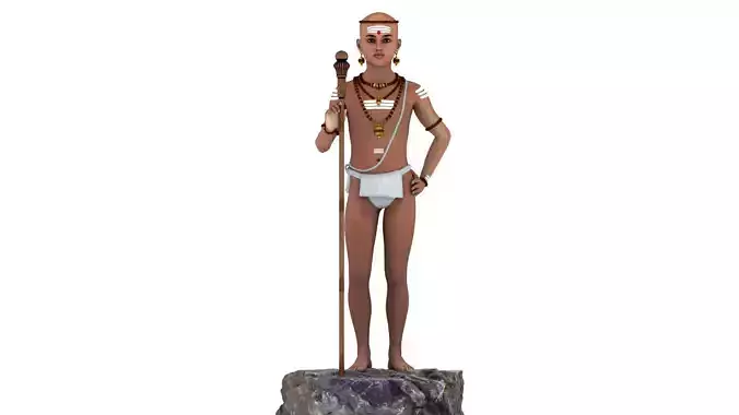 lord palani murugan 3D model