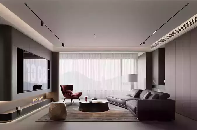 apartment interior scenes   3D model