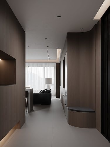 apartment interior scenes   3D model 6