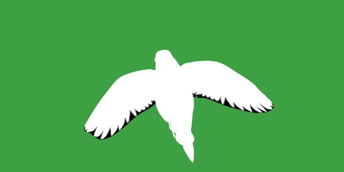 Pionus Parrot Bird Low-poly 3D model_18