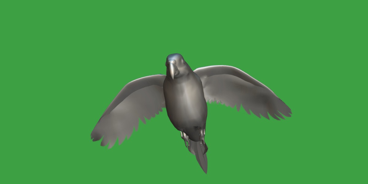 Pionus Parrot Bird Low-poly 3D model_20