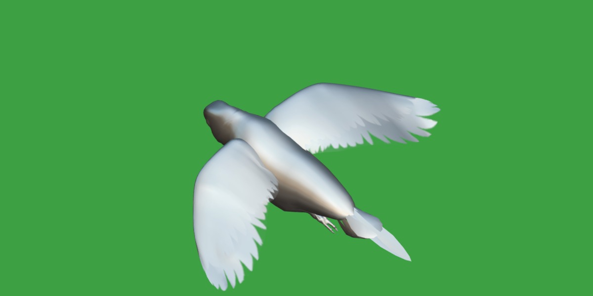 Pionus Parrot Bird Low-poly 3D model_21