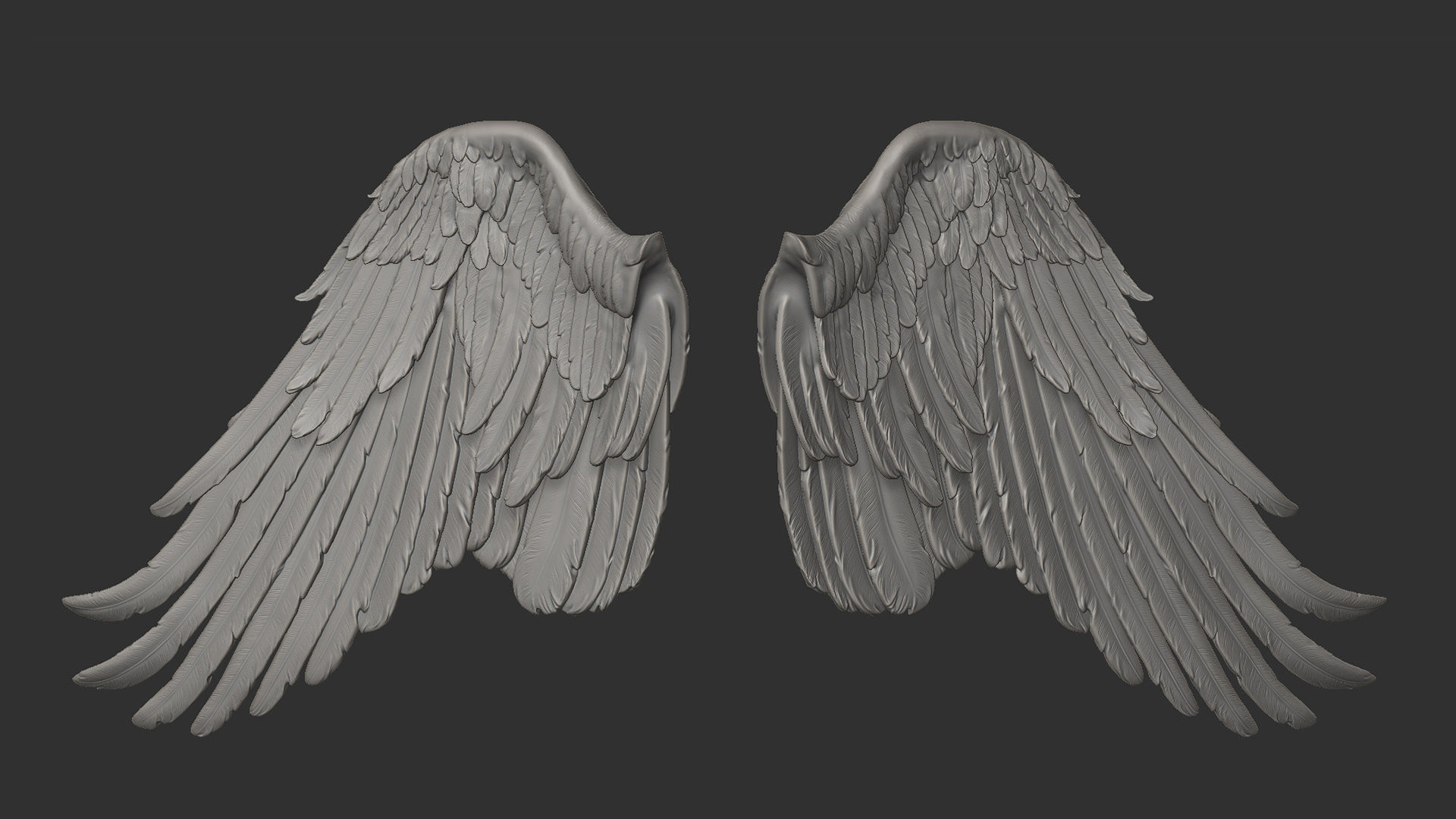 Wings  I 3D Sculpting 3D print model_5