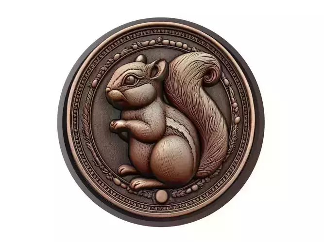Chipmunk Animal Medallion