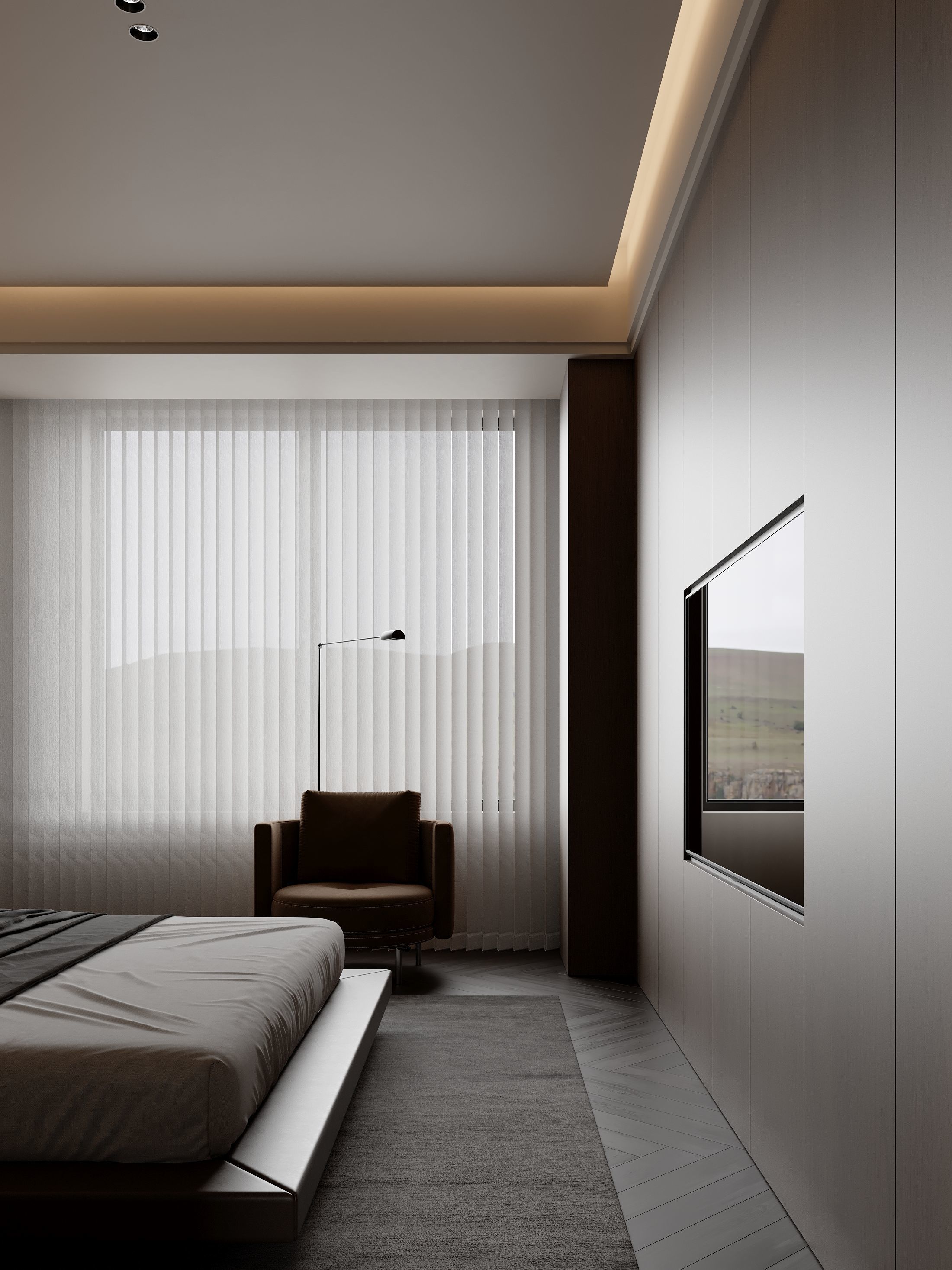 Bedroom interior scenes 3D model_2