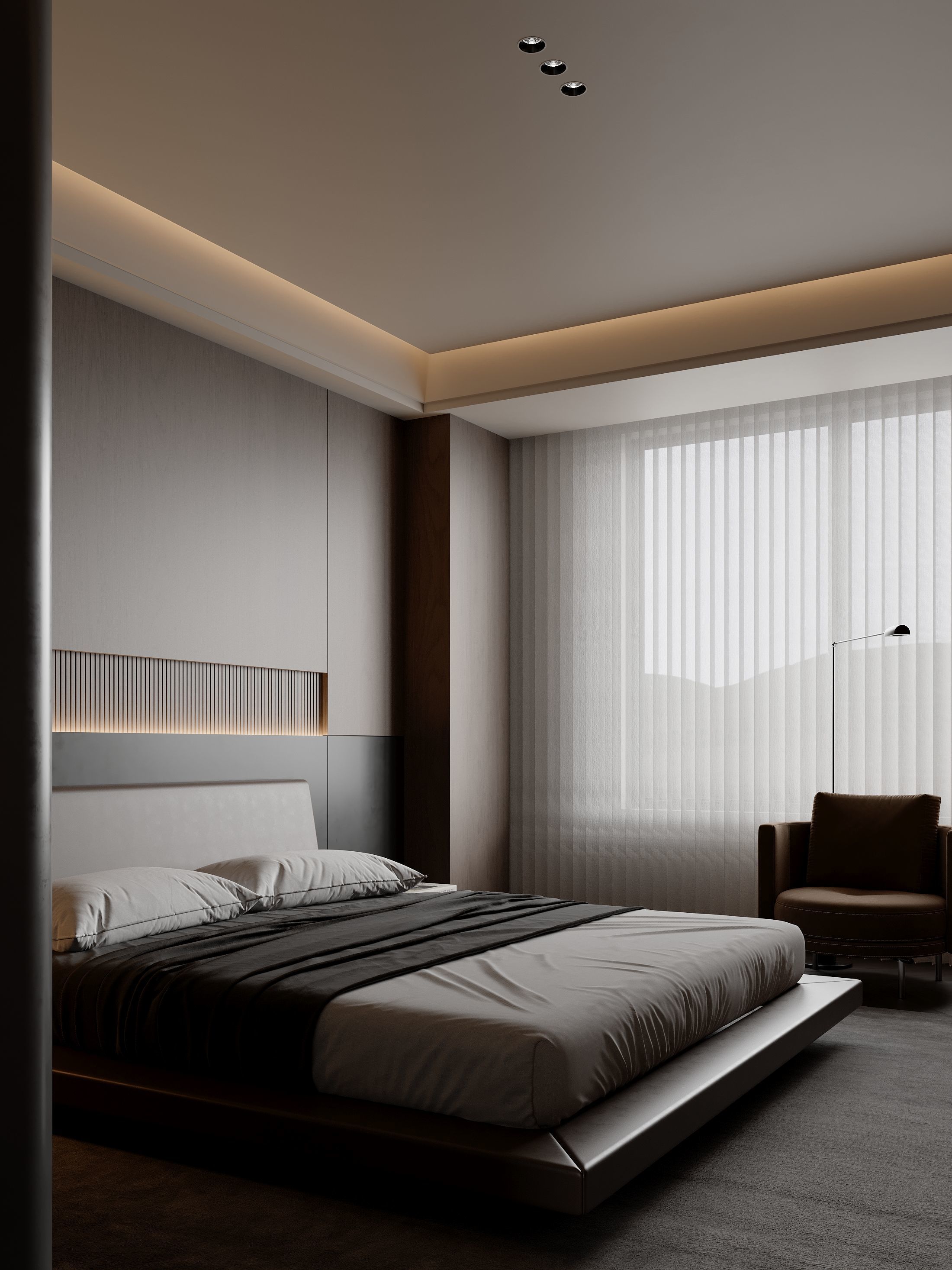 Bedroom interior scenes 3D model_1