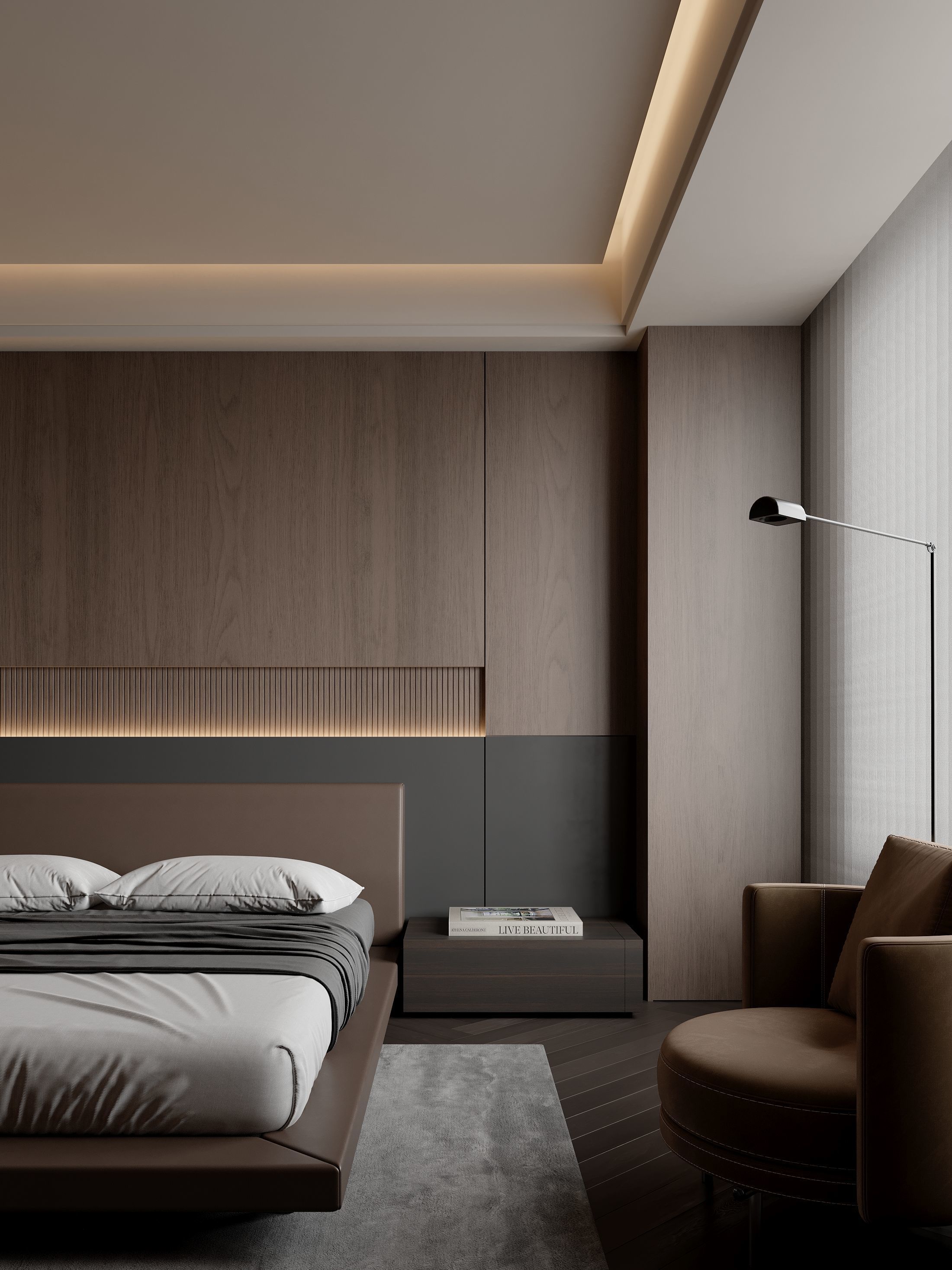 Bedroom interior scenes 3D model_3