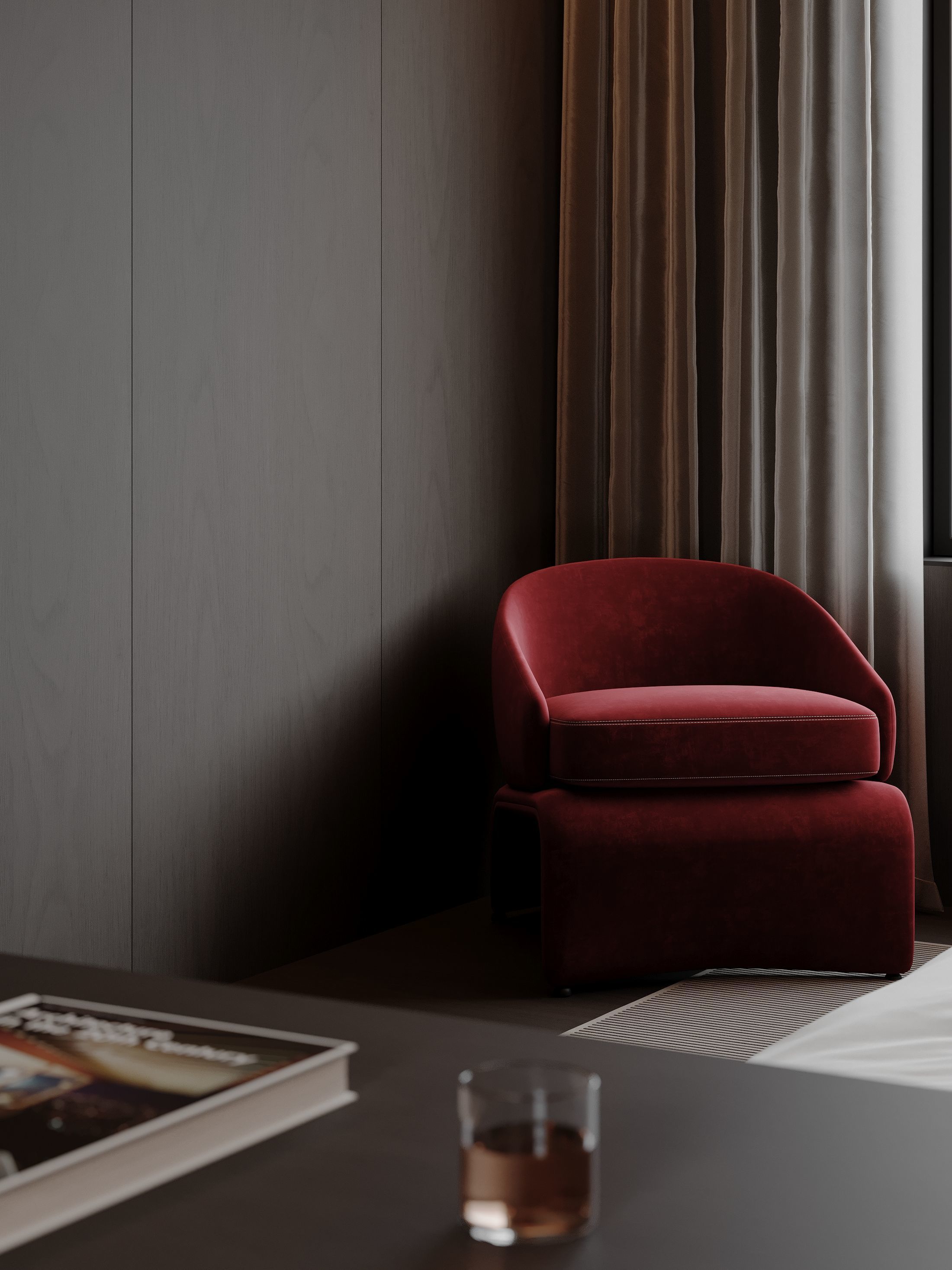 Bedroom interior scenes 3D model_3