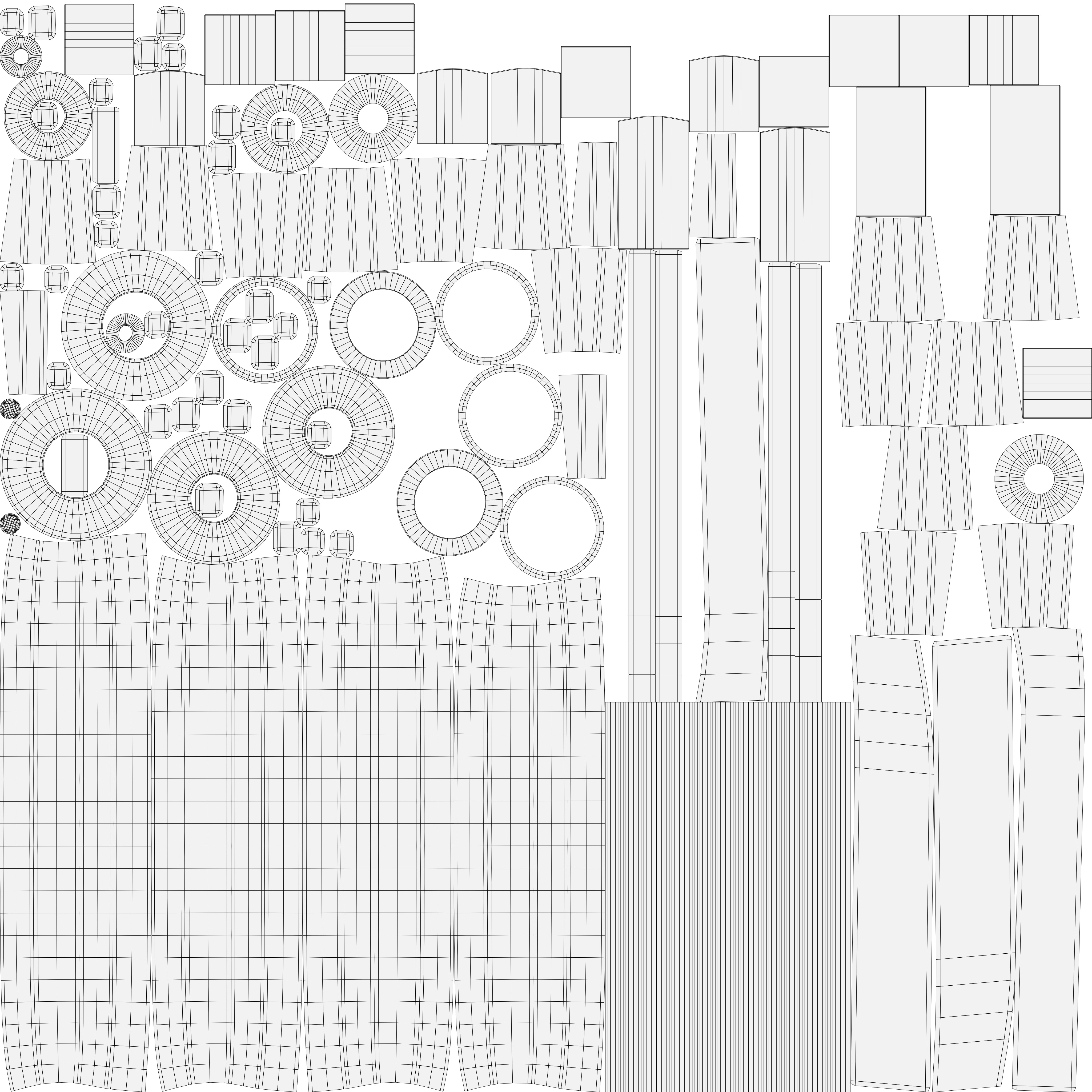 Fancy Chariot Low-poly 3D model_44