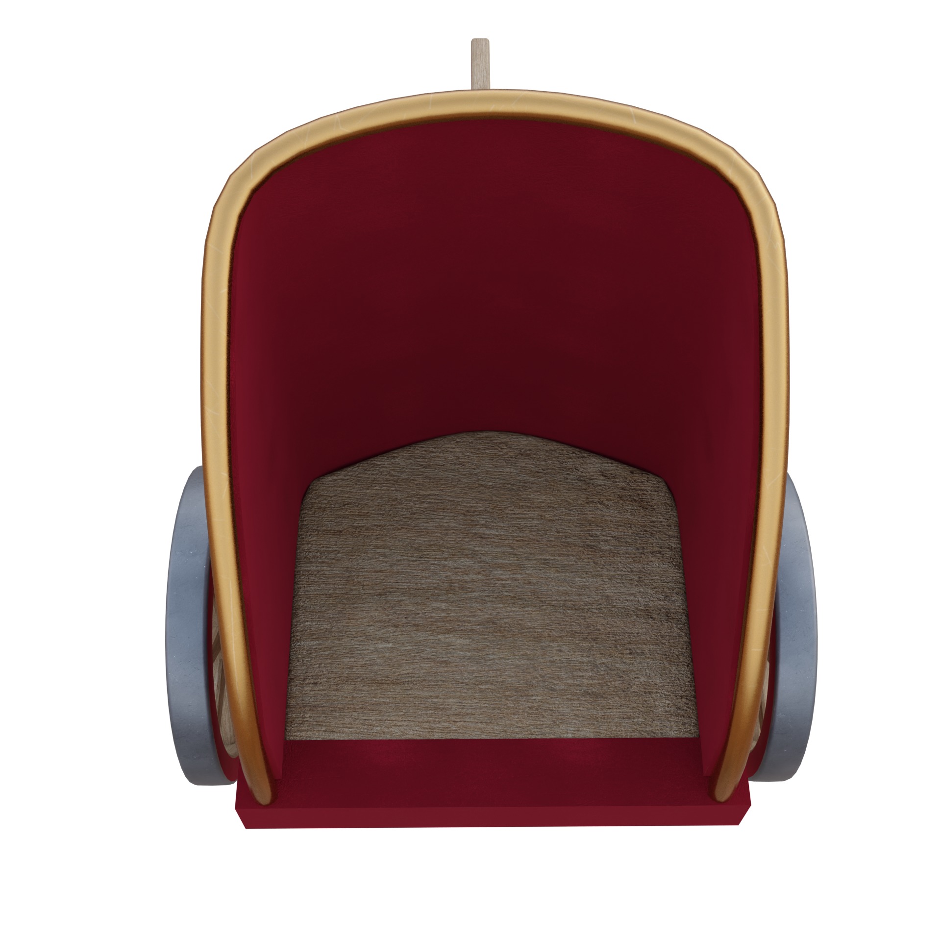 Fancy Chariot Low-poly 3D model_3