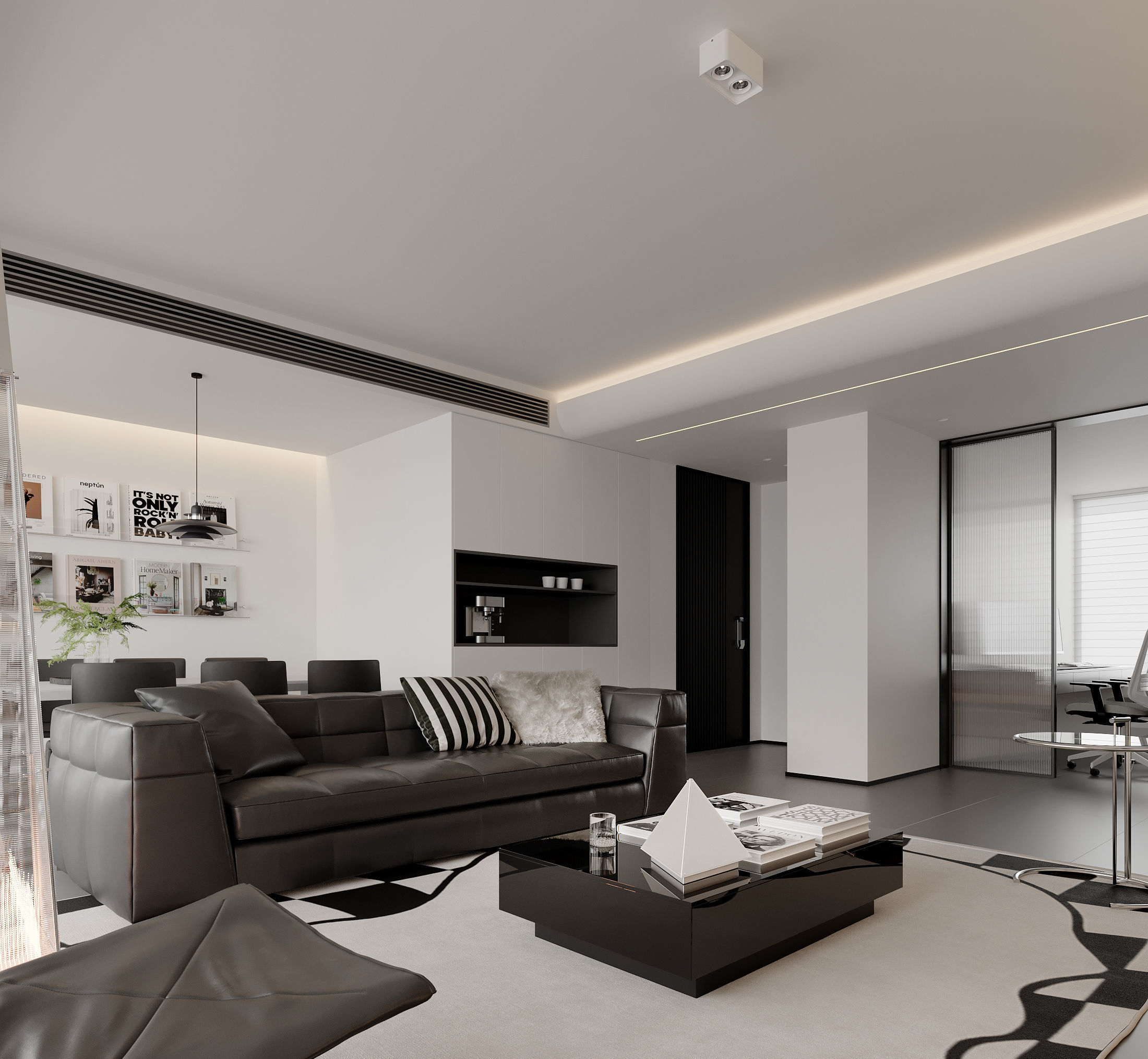 apartment interior scenes 3D model_6