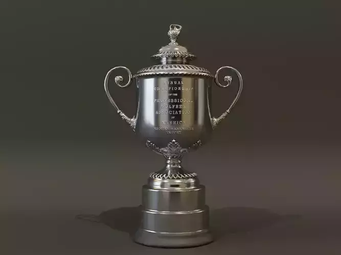 Golf Trophy - PGA Championship Major - Wanamaker Trophy
