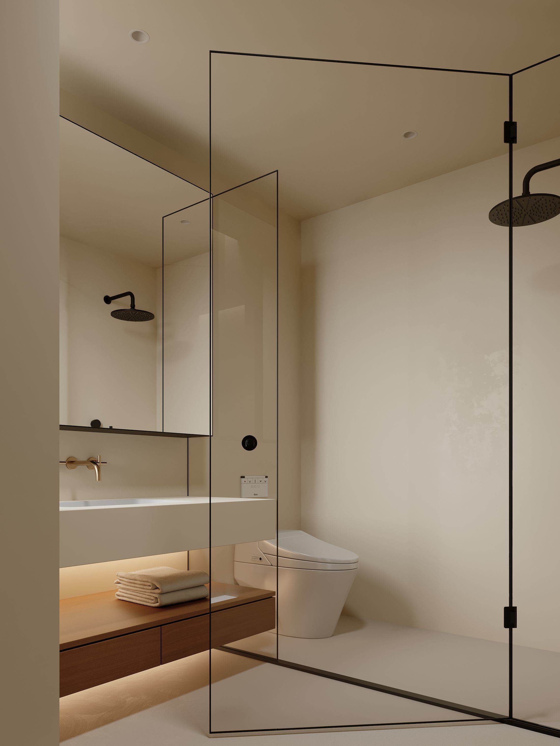 bedroom and bathroom 3D model_6