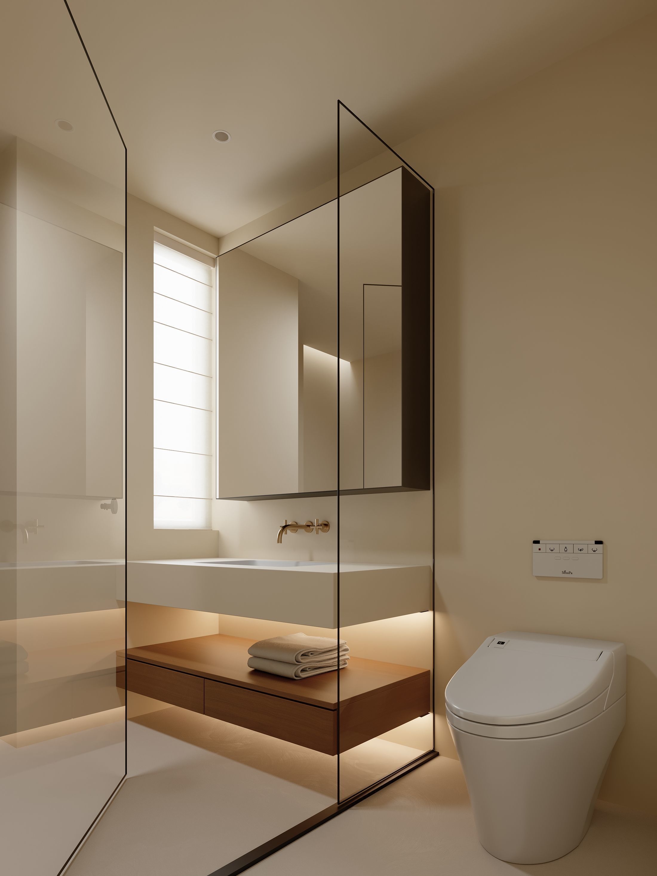 bedroom and bathroom 3D model_5