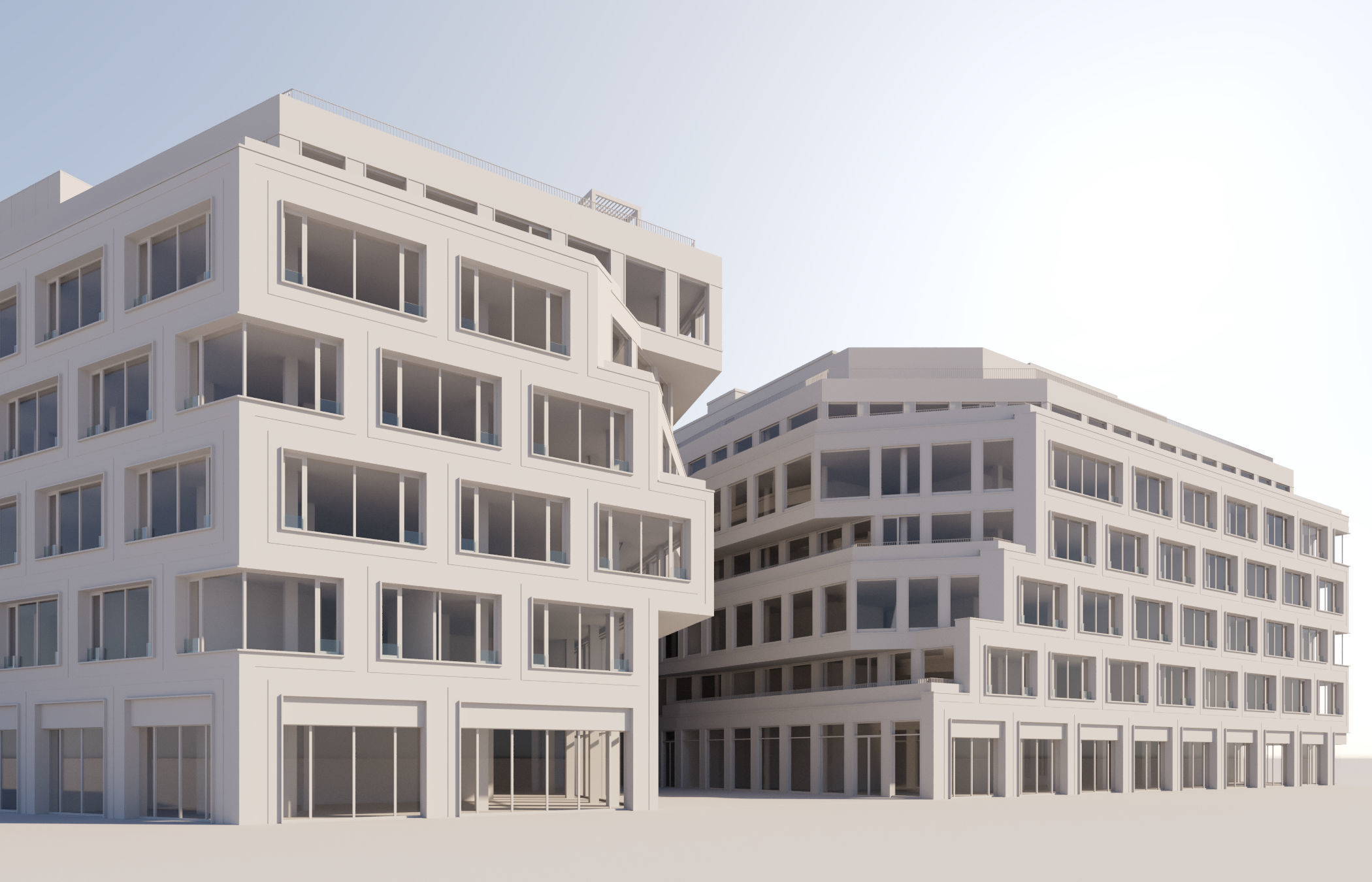 Modern Office Building 3D model_20