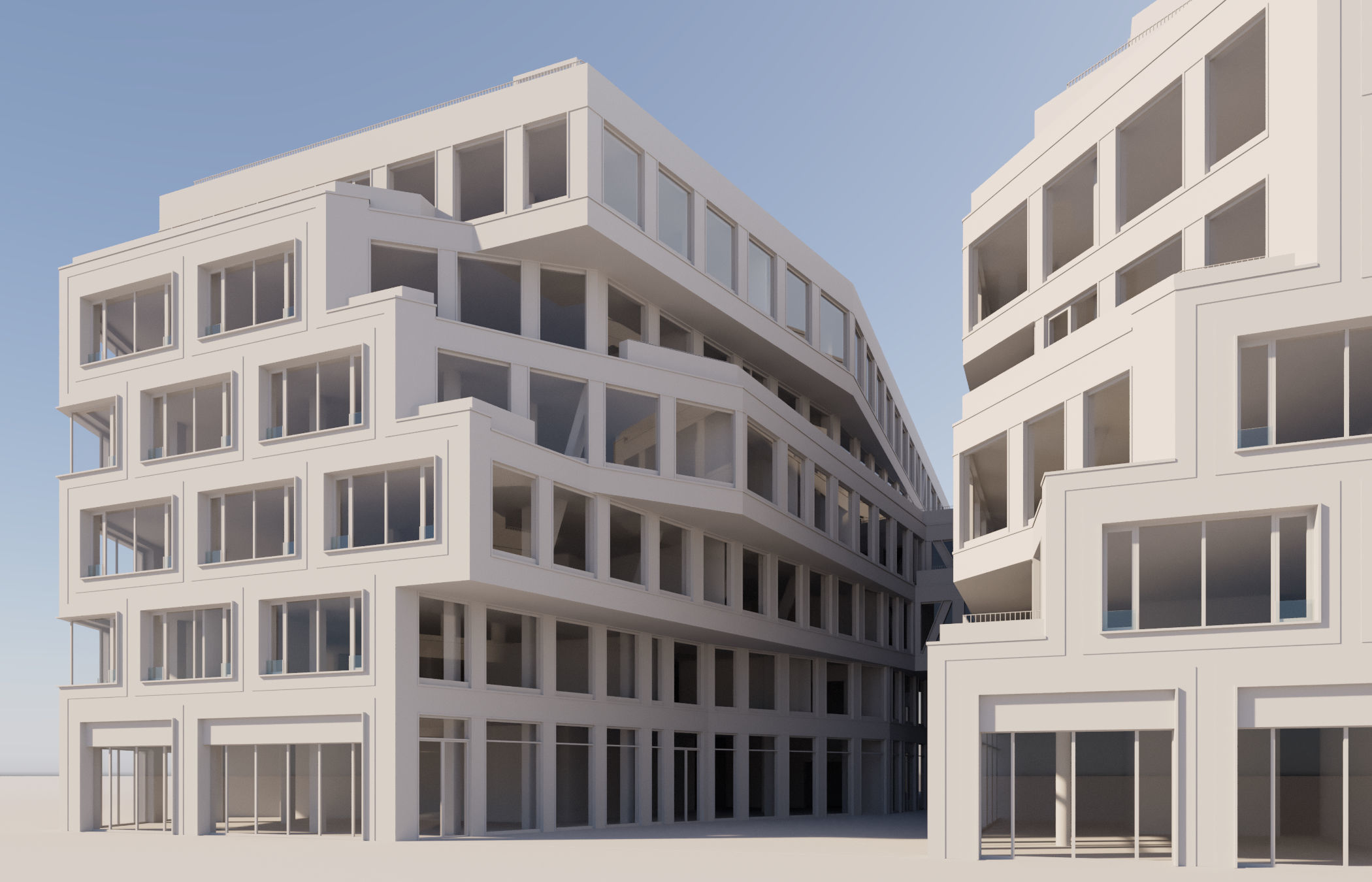 Modern Office Building 3D model_17