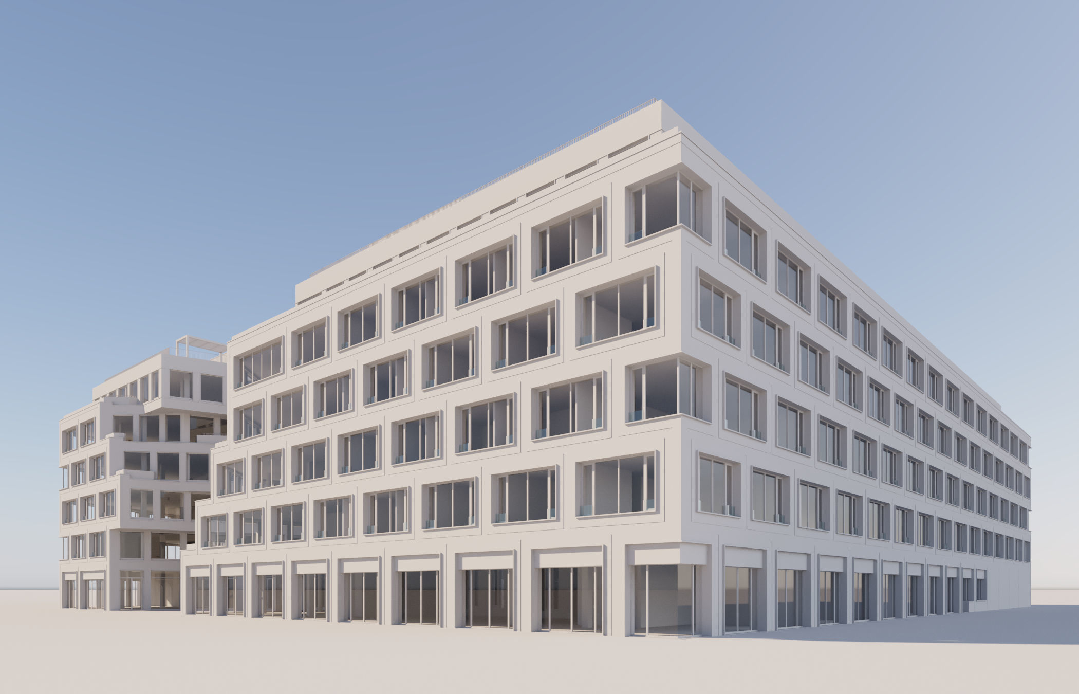 Modern Office Building 3D model_23