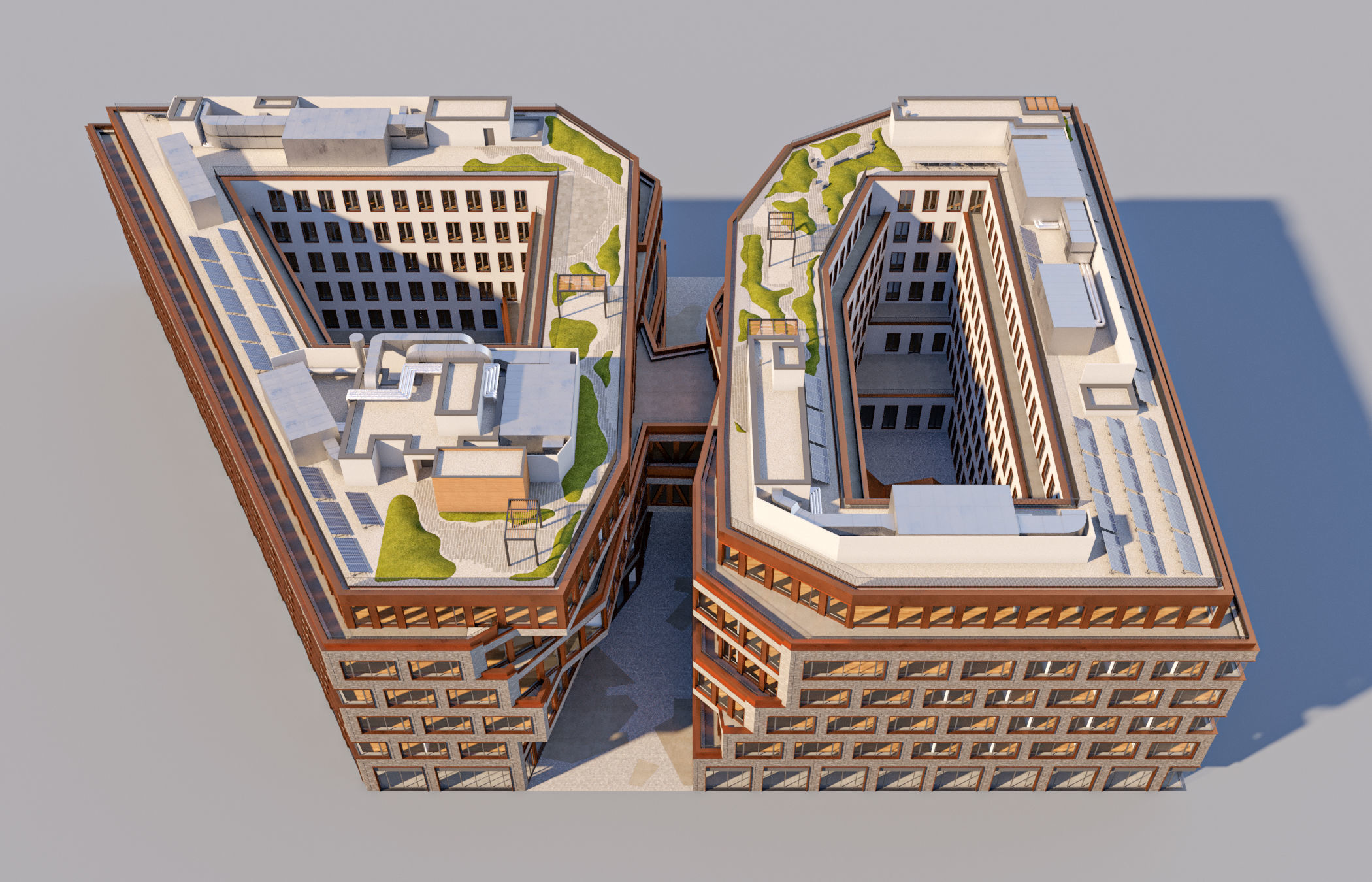 Modern Office Building 3D model_31