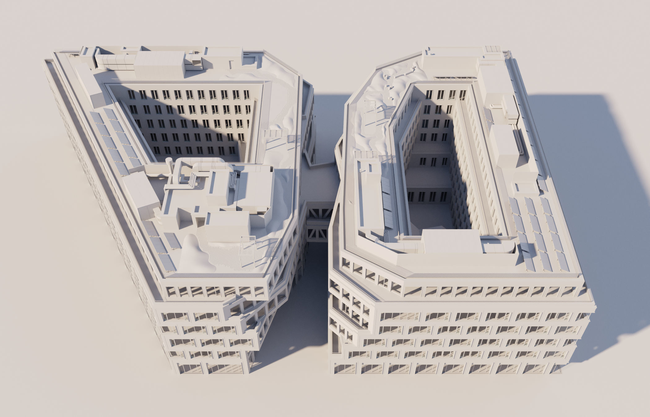 Modern Office Building 3D model_32