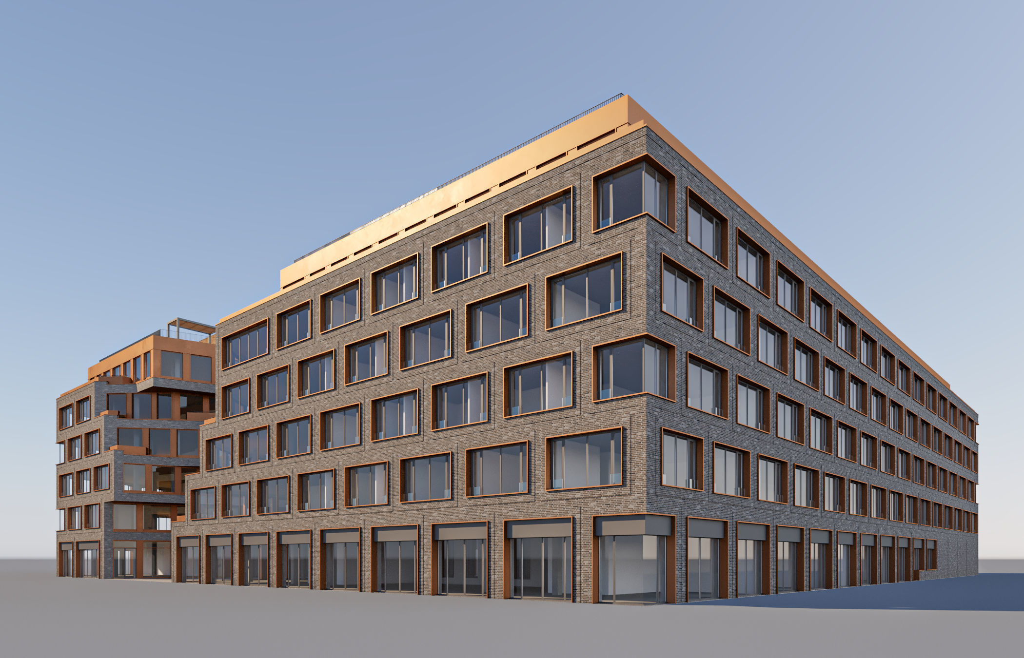 Modern Office Building 3D model_22